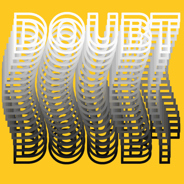 Doubt generative art